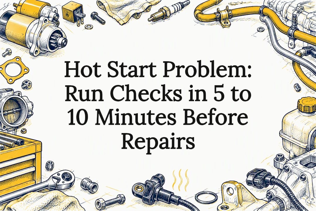 Hot Start Problem: Run Checks in 5 to 10 Minutes Before Repairs